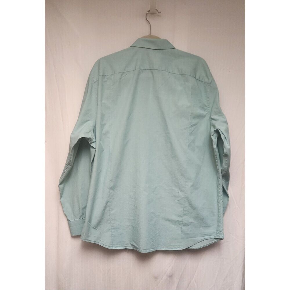 Banana Republic Mens Slim Fit Button Up Long Sleeve Shirt Size XL Mint Green - Picture 4 of 7